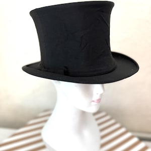Authentic Austin Reed Ltd. Silk Top Hat made in 1950's in London