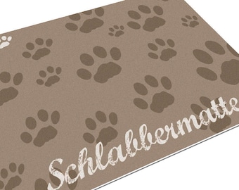 Schnunkes bowl pad – baggy mat S16 – 450 x 350 mm – for dogs and cats – 100% recyclable – Made in Germany