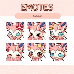 Pink Fox Emotes for Twitch and Discord - Kawaii - Cute