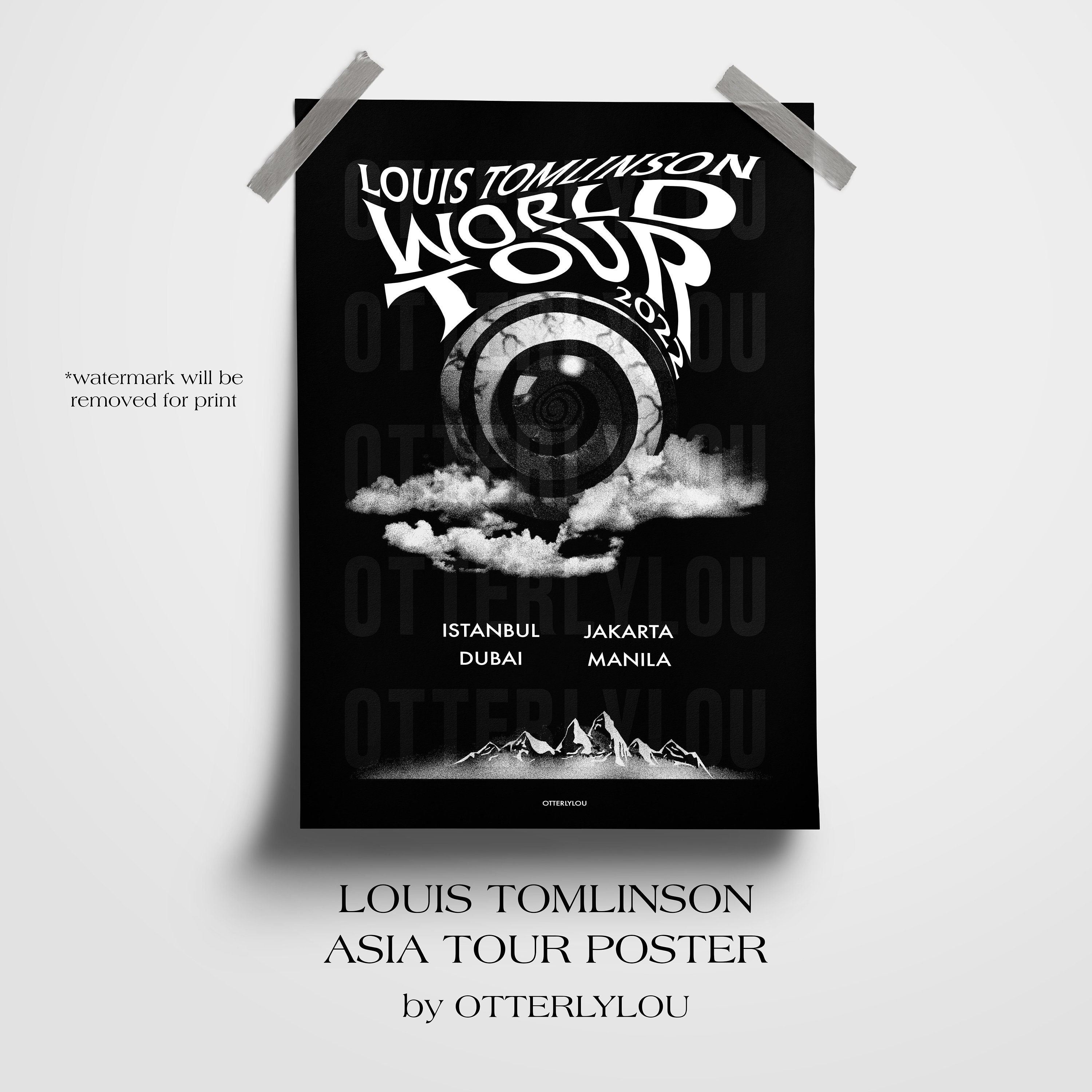 louis tomlinson tour poster