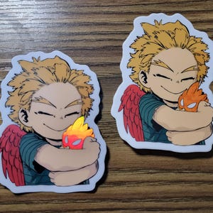 Baby Hawks Hug Stickers