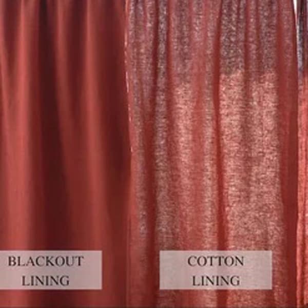 Cotton Lining, Blackout Lining, Curtains Lining/Rocklon blackout 54 inches fabric by the yard/Blackout Lined Velvet Curtains, Colors, Rod