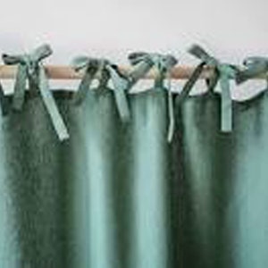 Loop Tab Top Window Curtain Panel Pair