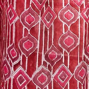 Indigo Sheer Curtains: Bohemian Hand Block Print, Natural Cotton