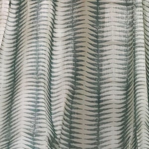 Geometric Arrow Cotton Curtain: Hand Block Print Window Panel