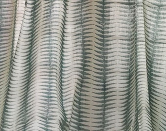 Geometrische Pfeil Baumwolle Vorhang: Hand Block Print Fenster Panel