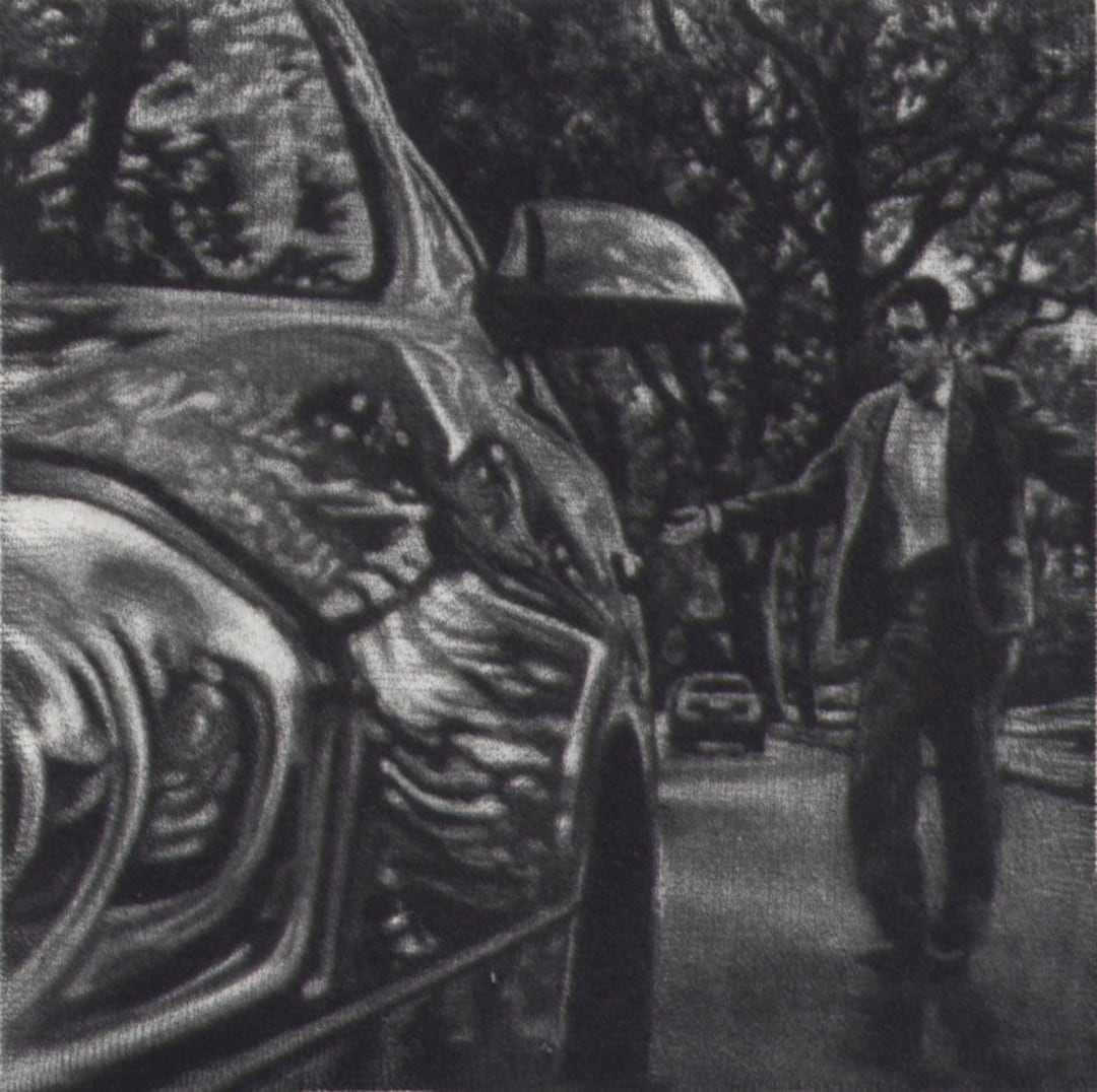 Pretextoriginal Art Werger Mezzotint With Embossed Edge Etsy