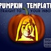 PUMPKIN CARVING STENCIL American Horror Story Template Halloween Jack O ...