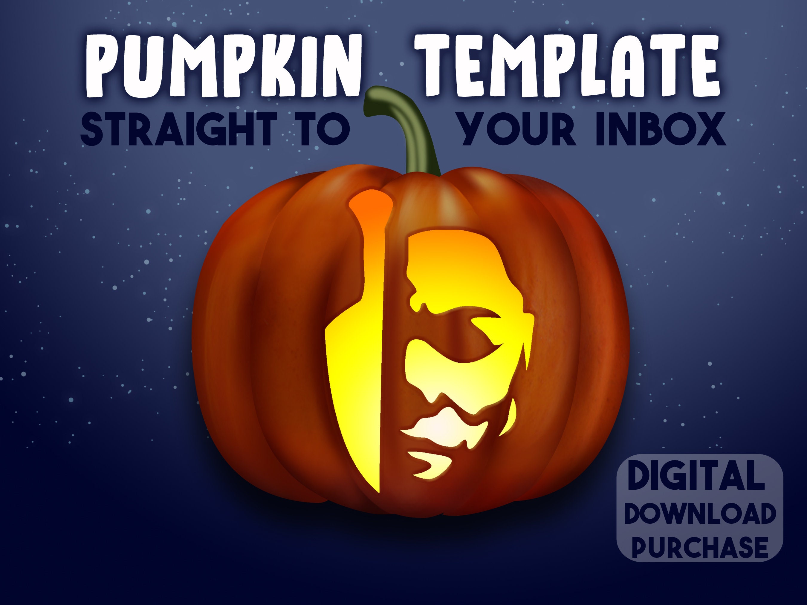 Carve Pumpkin Stencil