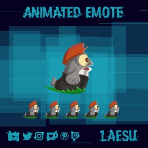 ANIMATED Splatoon Smallfry Emote Twitch chat assets Discord Splatoon Emote Kick stream overlay