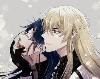 Custom Couple Anime Art Commission, BL, GL