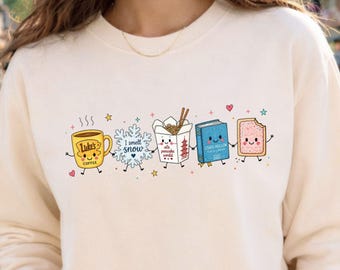 Stars Hollow Winter Inspired PNG, I Smell Snow, Cozy, Book Lover Sublimation Design, Gilmore Inspired Coffee, Winter Shirt Design