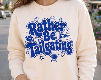 Rather Be Tailgating SVG, Football Tailgate SVG, Game Day SVG, Tailgate Party Shirt Design, Football Fan Cricut Cut File