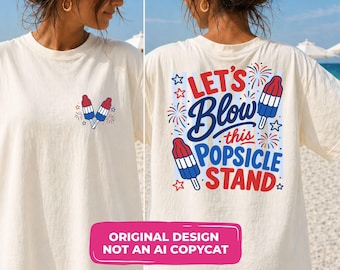 Popsicle Stand SVG PNG, Patriotic 4th of July Shirt Design, Summer Bomb Pop Tee