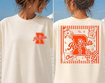 Rockets Cheer SVG PNG Bundle, School Spirit Design for Game Day Apparel