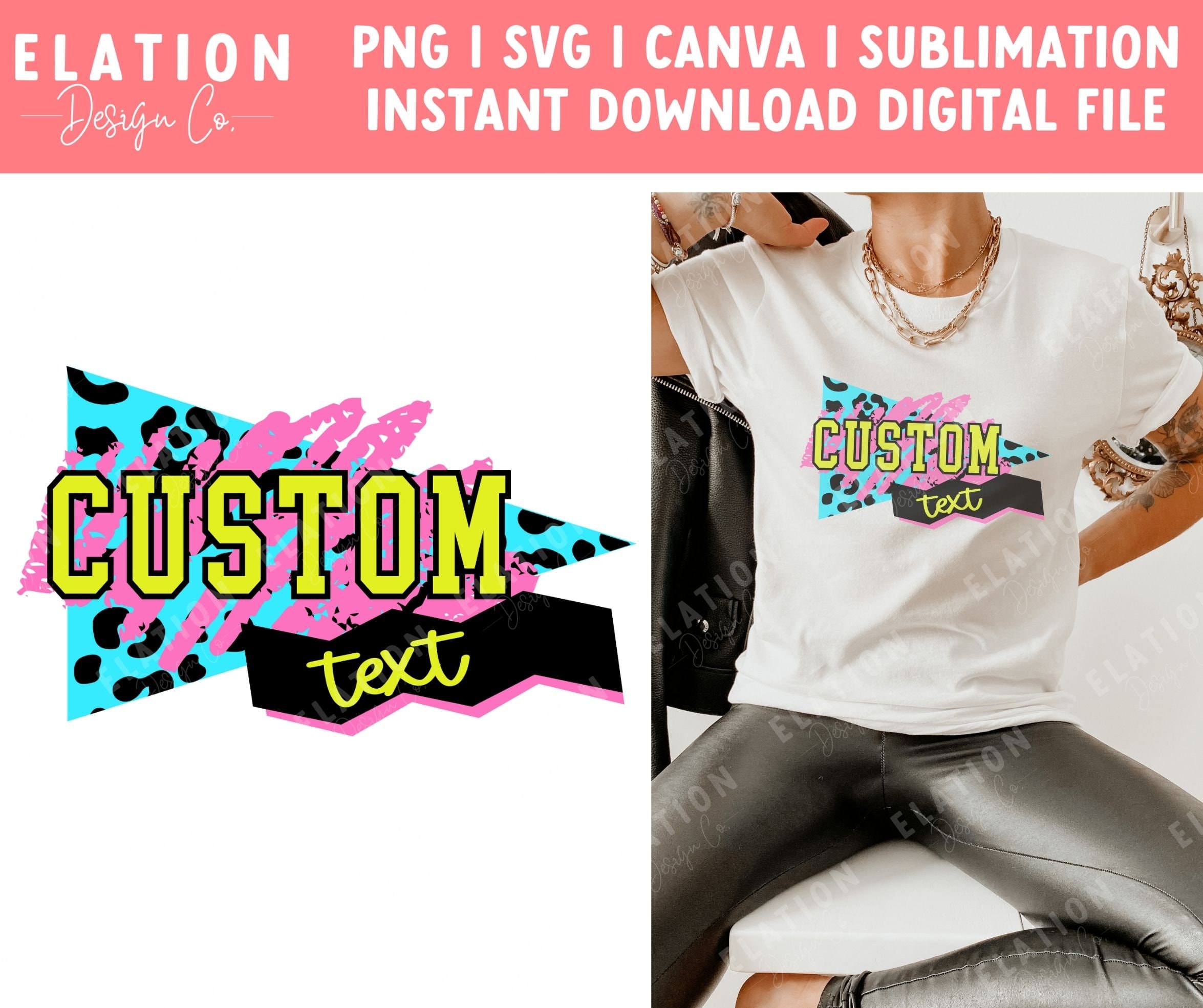 Custom Saved by the 90's Retro Svg and Png Graphic Download File - DTG ...