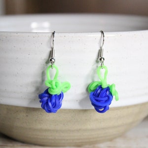 Rainbow loom earrings on sale