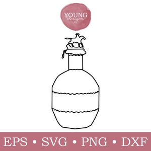 Bourbon SVG Cut File, Bourbon Bottle, Whiskey, Kentucky Bourbon, Scalable Vector Files, Instant Download