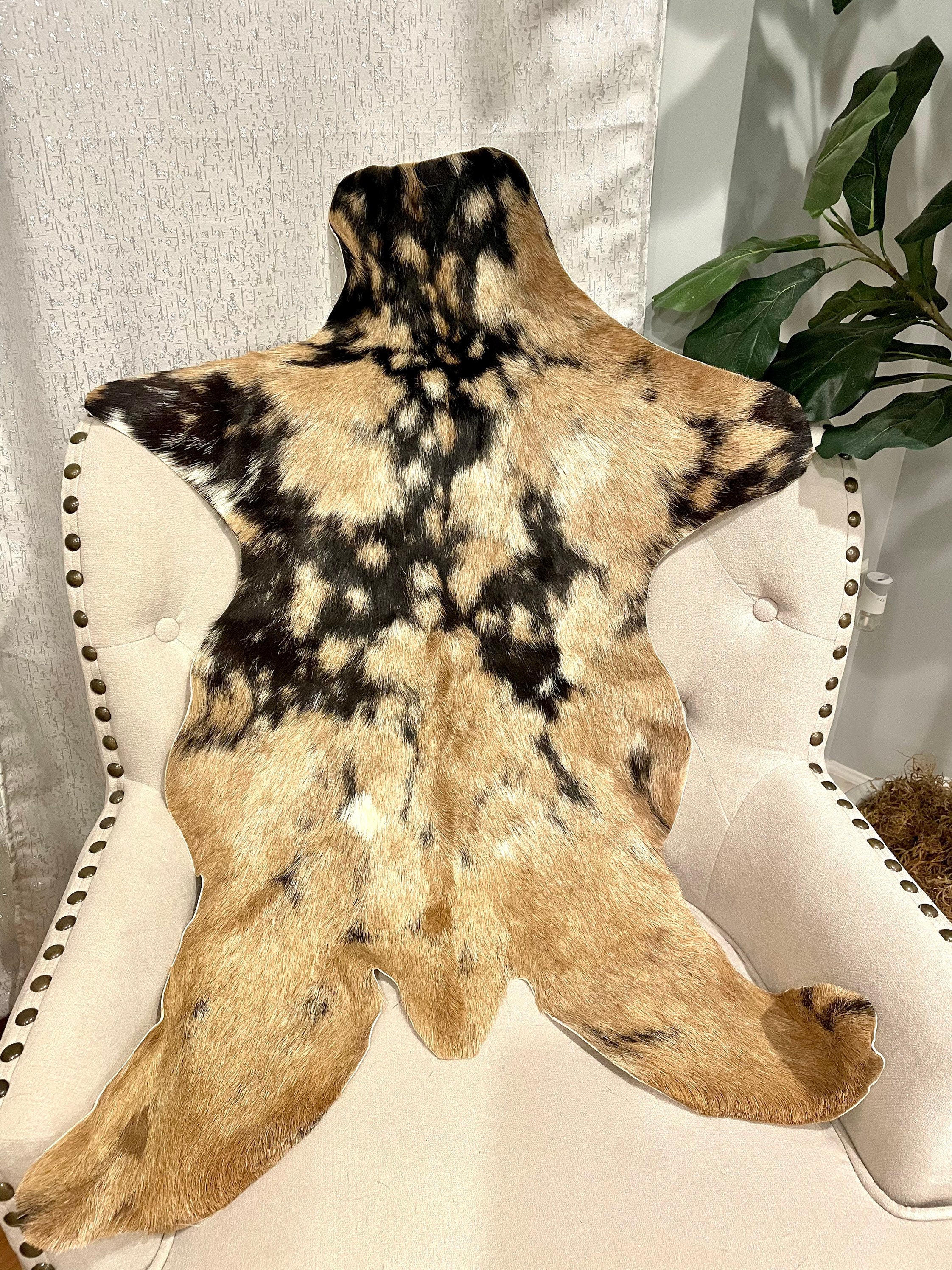 Genuine Hair on Goathide Rug, Goat Hide - Etsy