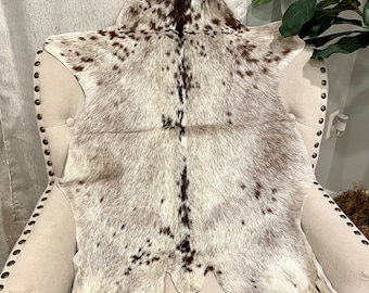 Genuine Hair On Goathide Rug, Goat Hide