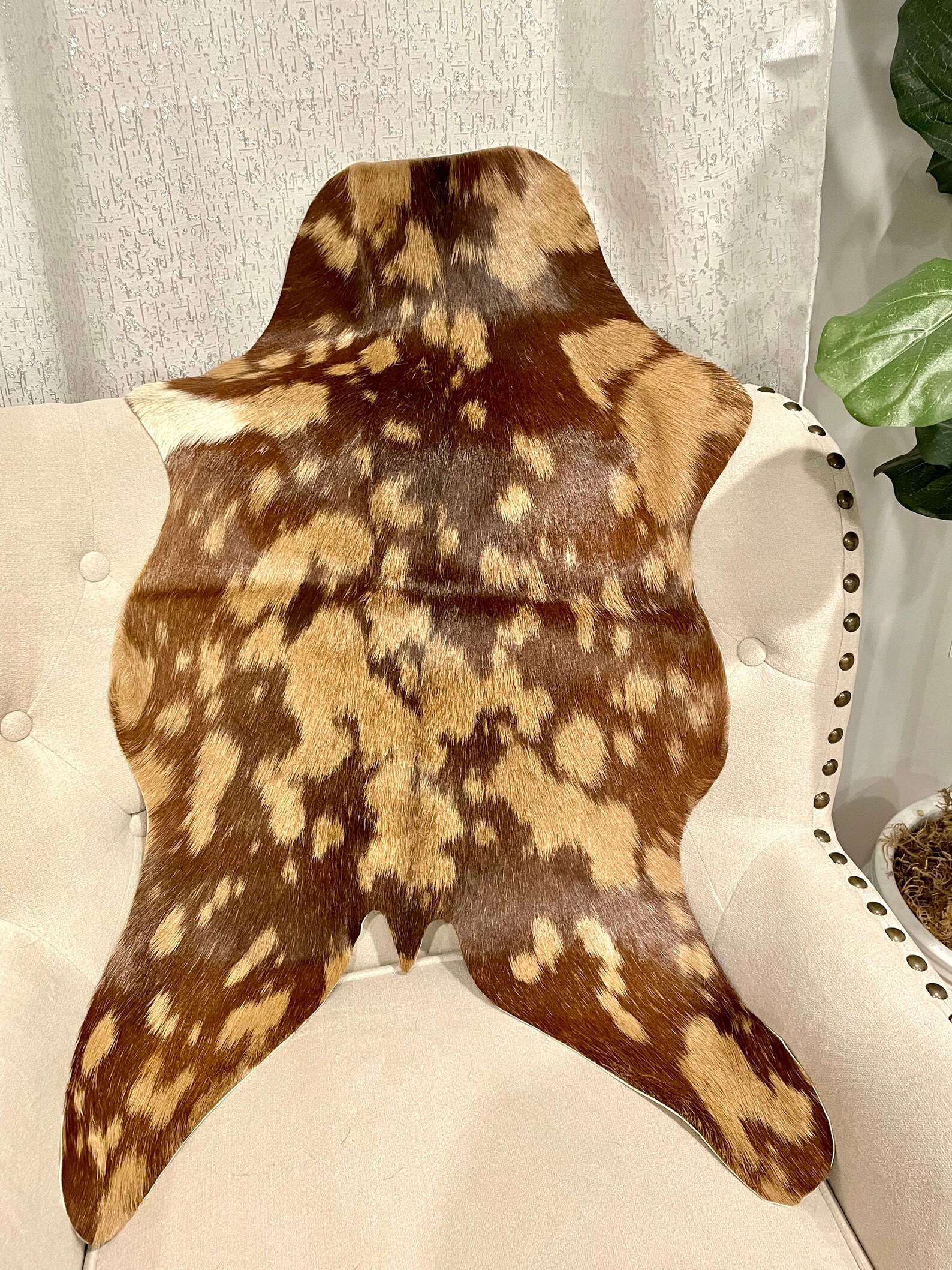 Genuine Hair on Goathide Rug, Goat Hide - Etsy