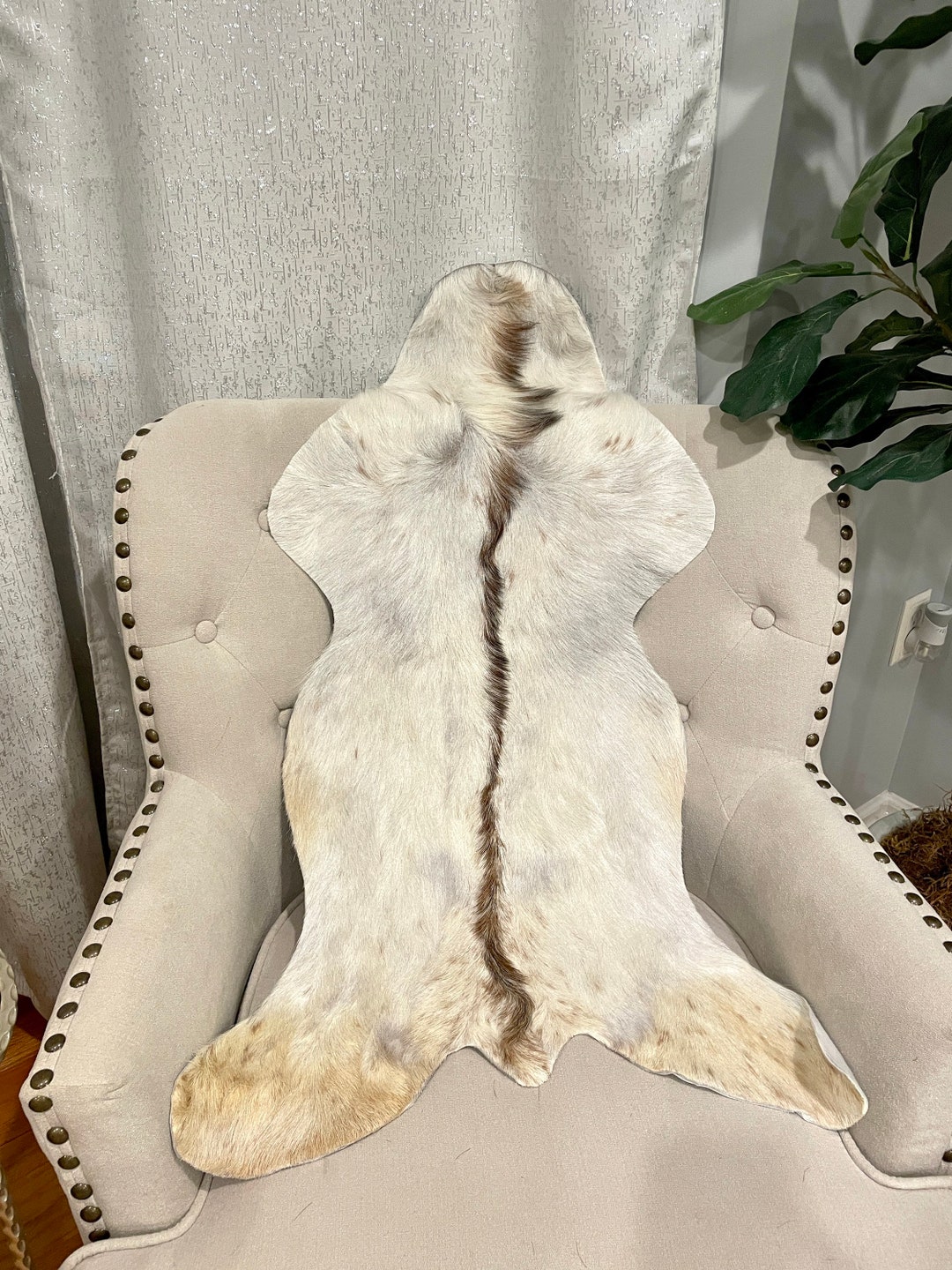 Genuine Hair on Goathide Rug, Goat Hide - Etsy