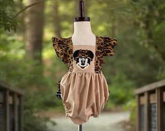 By Hoot n Hollar Childrens Clothing Custom Minnie Giraffe Safari Outfit Coordinating Twirl Skirt 6m-12yrs
