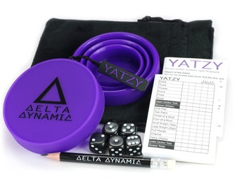 Yatzy - Pocket Travel Dice Game with Shaker Cup & Storage Bag. Ideal for Party, Family, or as a Gift. UK-Made.