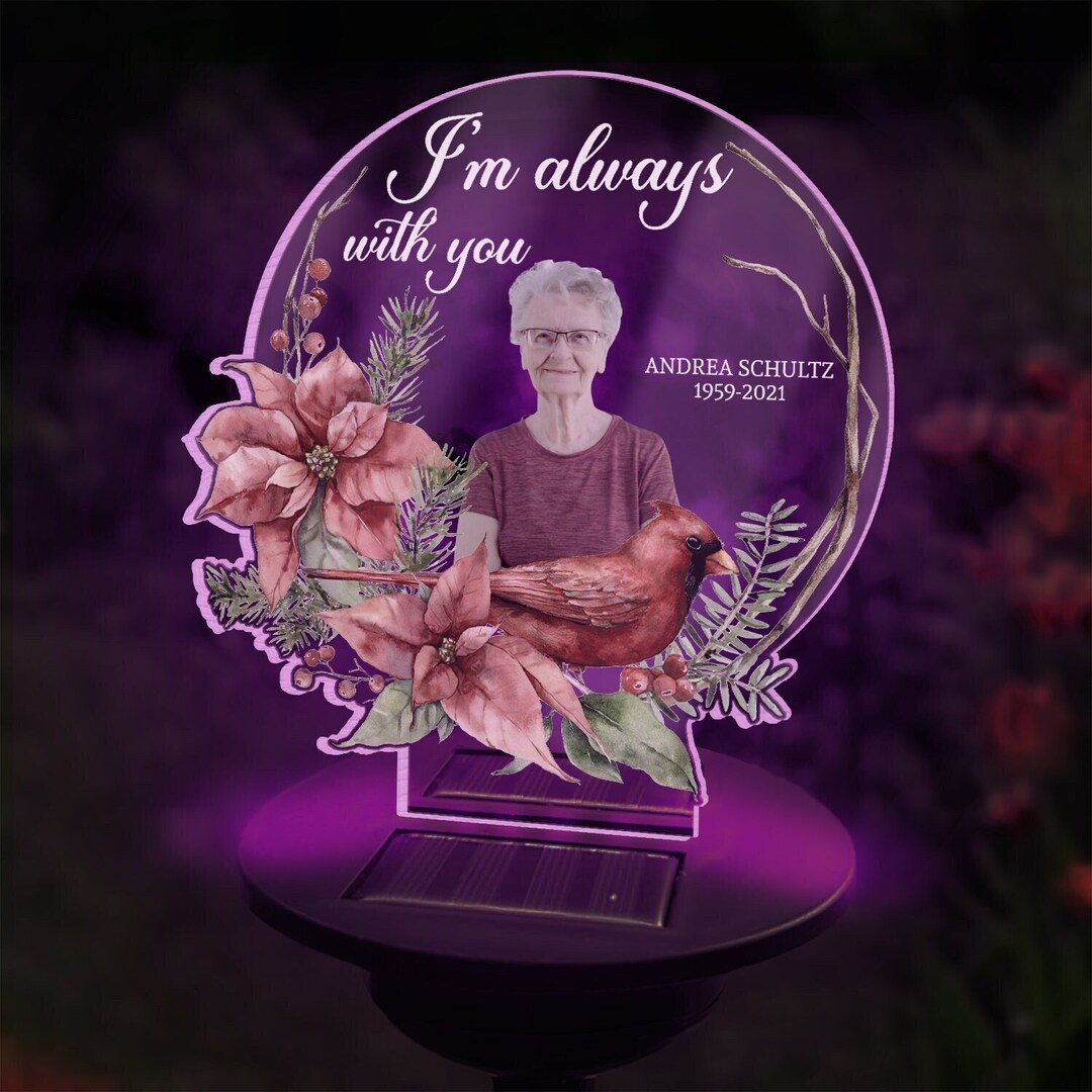 I Am Always With You Personalized Solar Light Memorial Gift In Loving i-am-always-with-you-personalized-solar-light-memorial-gift-in-loving