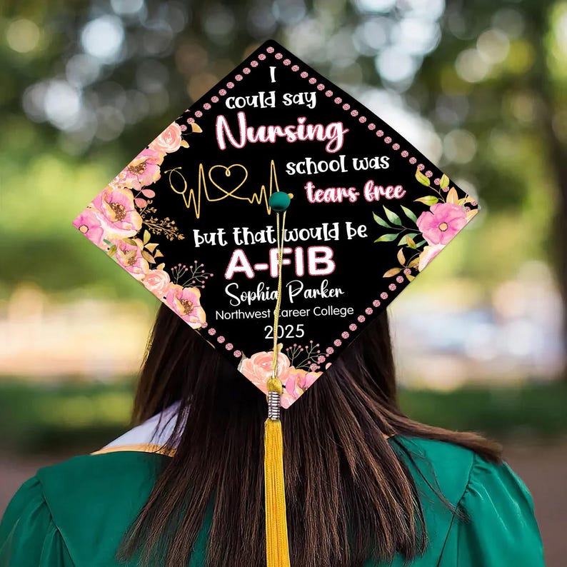 Personalized Nursing Graduation Cap Topper,i Could Say Nursing School ...