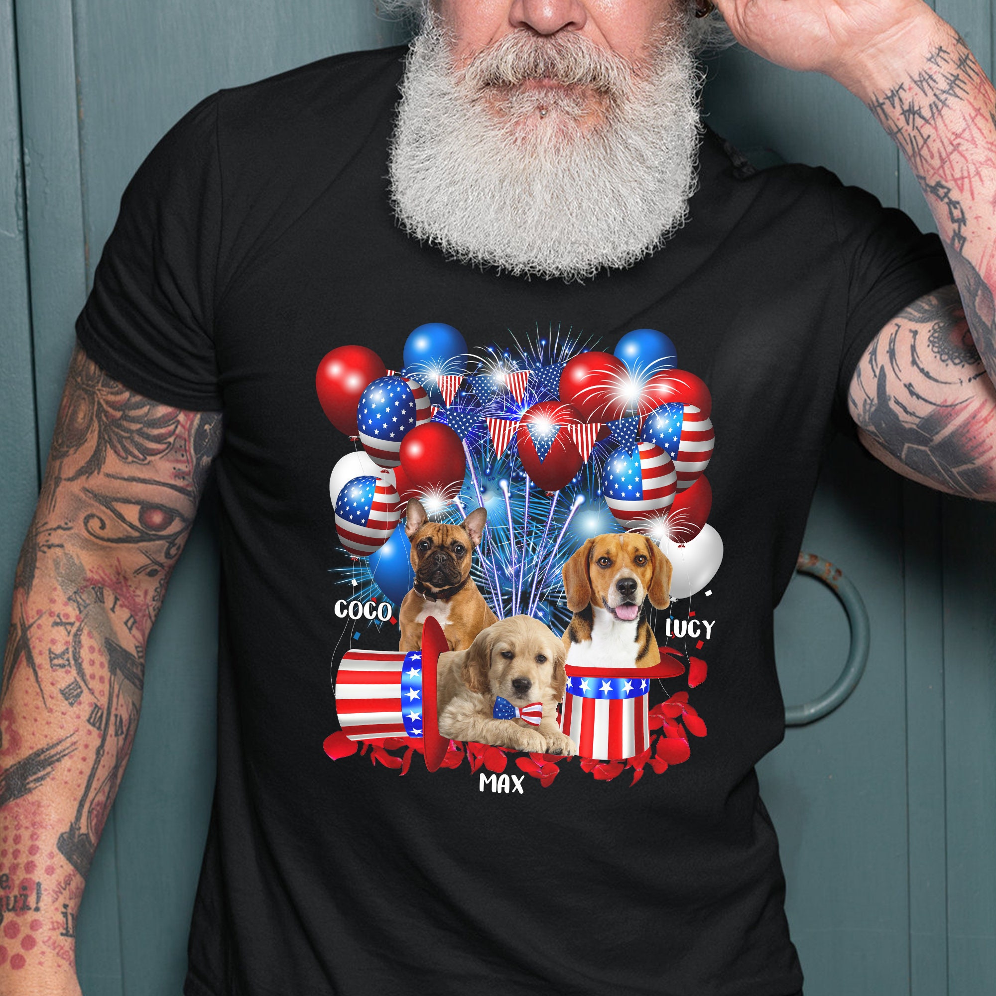 Patriotic Jack Russell Terrier Dog Merica T-Shirt 4th Of Jul Patriotic Jack Russell Terrier Dog Merica T-Shirt 4th Of Jul
