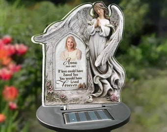 If Love Could Have Saved You - Personalized Solar Light, Remembrance Gift, Loss Of Loved One, In Loving Memory  Solar Power Memorial Garden