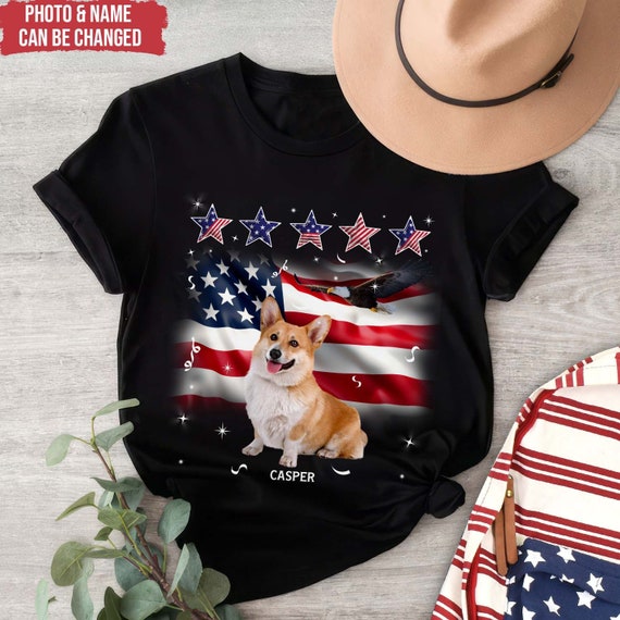 Corgi American Flag Sunglasses Tshirt 4th Of July Corgi Gift Corgi American Flag Sunglasses Tshirt 4th Of July Corgi Gift