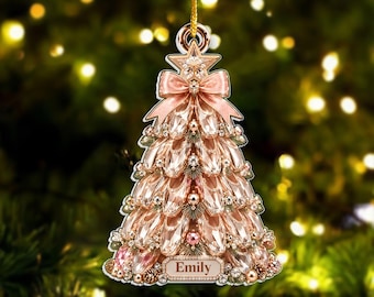 Personalized Ballet Ornament – Acrylic Dancer Christmas Keepsake