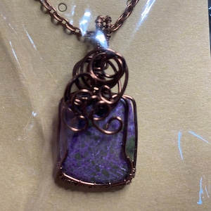 Atlantasite in antique copper colored  copper