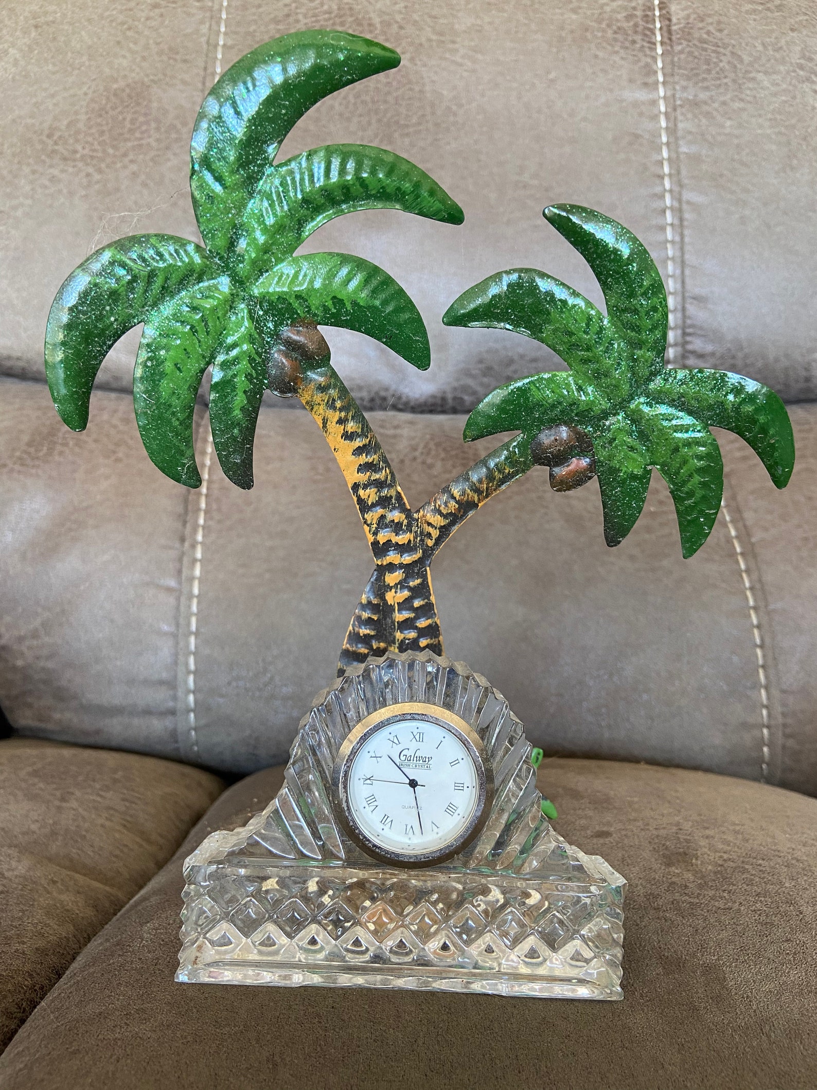 Galway Irish Crystal Clock Etsy