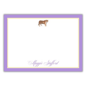 Custom College Stationery, Louisiana Stationery | LSU Stationery | Graduation Gift | College Gift | Geaux Tigers