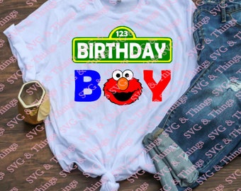 Download Elmo Birthday Svg Etsy