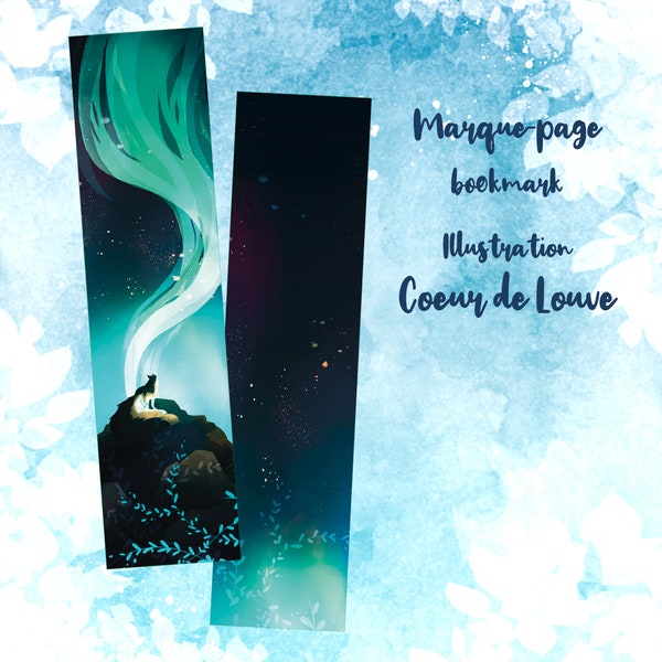 Marque-page illustration Cœur de Louve