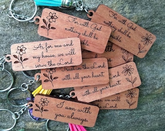 Schrift Schlüsselanhänger Bundle SVG, Glaube Schlüsselanhänger Digital Download, Positive Affirmationen Laser-Datei, Inspirierende Taschenanhänger Vorlage