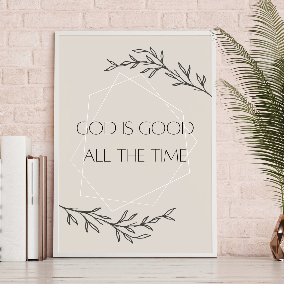 God Is Good Printable Digital Download Wall Art Poster | Etsy