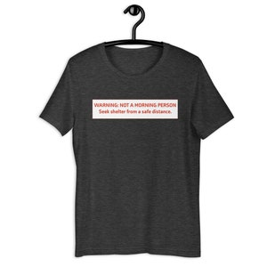 Warning Label TShirt