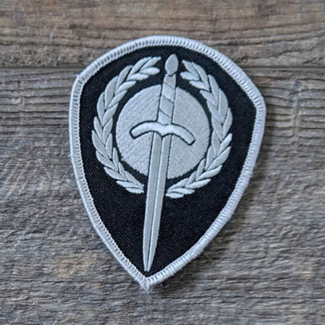 PVC patch tactical morale patch velcro patch shield