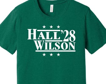 Hall & Wilson '28 - New York Political Campaign Parody Tee