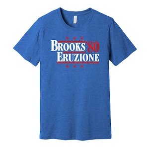 Brooks & Eruzione &#39;80 - Political Campaign Parody Tee - Hockey Legends For President Fan Shirt S M L XL XXL 3XL Lots of Color Choices