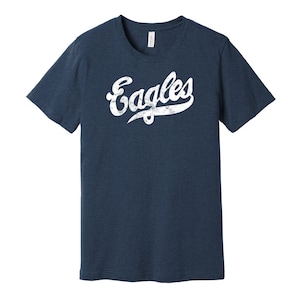 Koszulka Houston/Newark Eagles Throwback - American Negro League Baseball Team S M L XL XXL 3XL Granatowy Czarny Biały Szary Wybór kolorów Nowy Jork