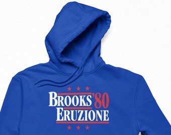 Brooks & Eruzione '80 - Politische Kampagne Parody Hoodie - Hockey Legends Für Präsident Fan Sweatshirt Sweater S M L XL XXL 3XL
