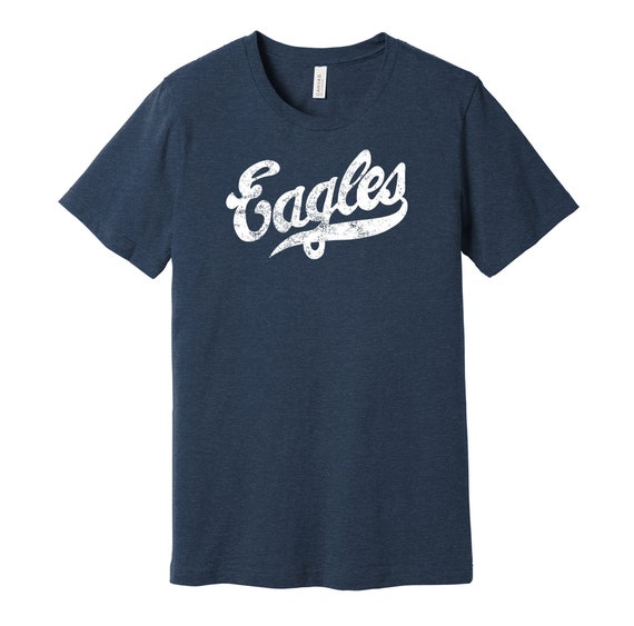 Houston newark Eagles Throwback Tee American Negro League Baseball Team S M L XL XXL 3XL Navy Blue Black White Grey Color Choice New York Etsy UK