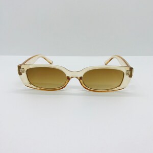 Vintage sunglasses with UV eye protection Champagne