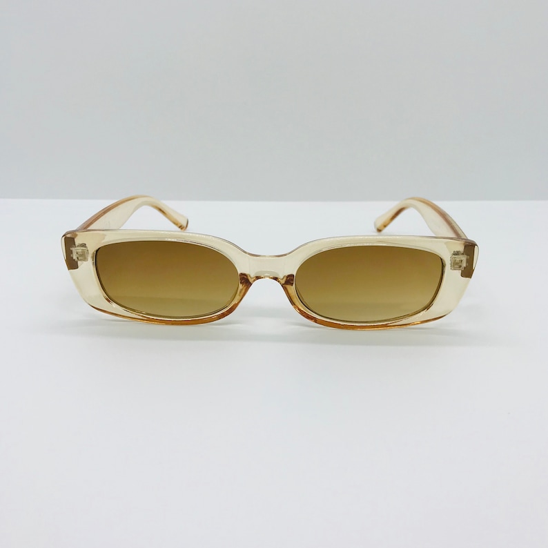 Vintage sunglasses with UV eye protection Champagne